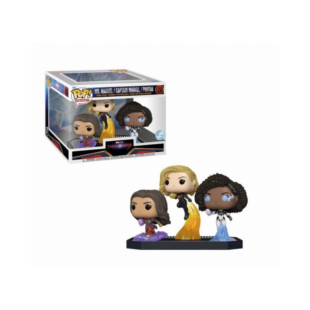Funko Pop! The Marvels - Ms. Marvel / Captain Marvel / Photon #1258s