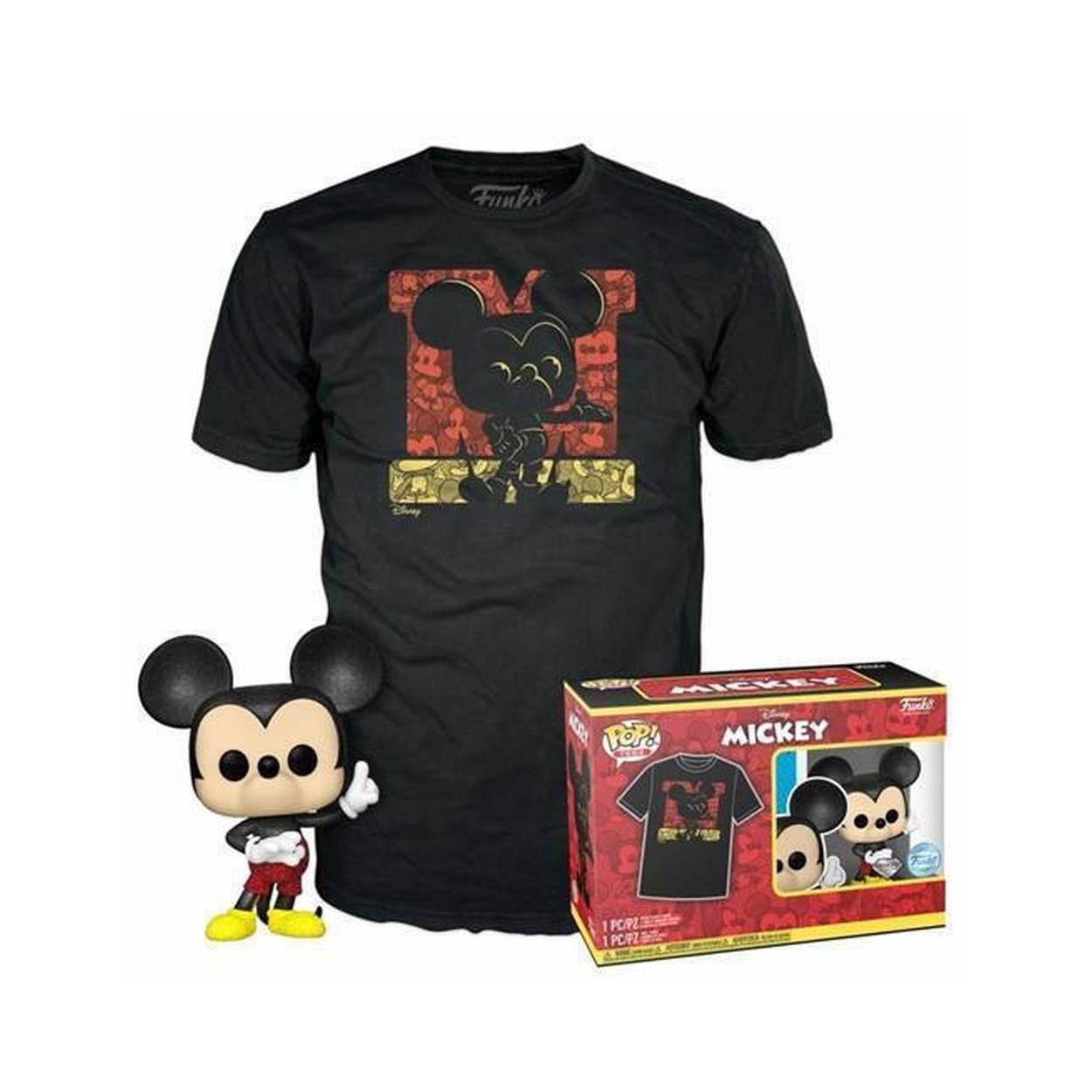 Funko Pop! & Tees (Adult): Disney - Mickey Mouse (Diamond Collection) & T-Shirt (M)