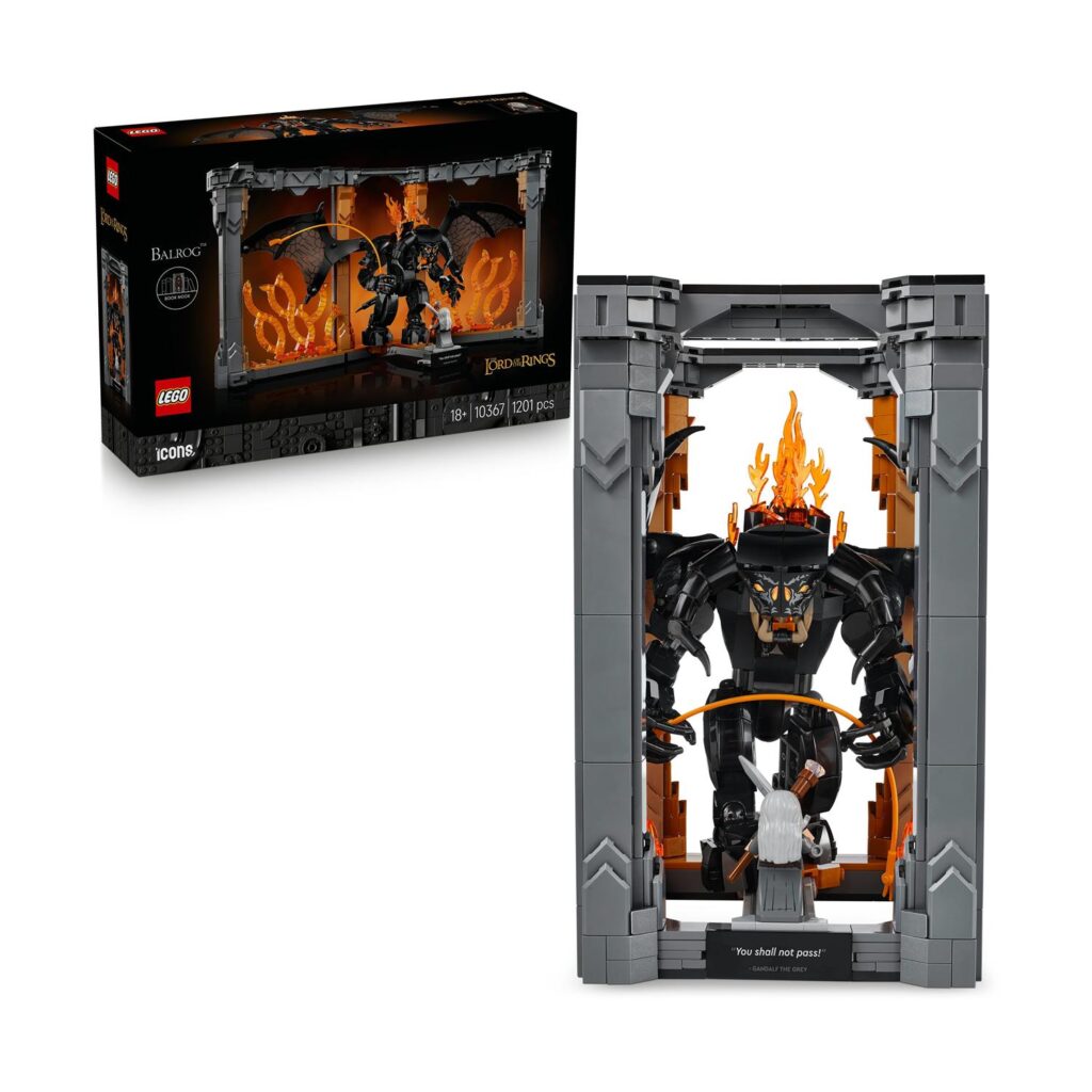 LEGO Icons: The Lord of the Rings: Balrog Book Nook (10367)