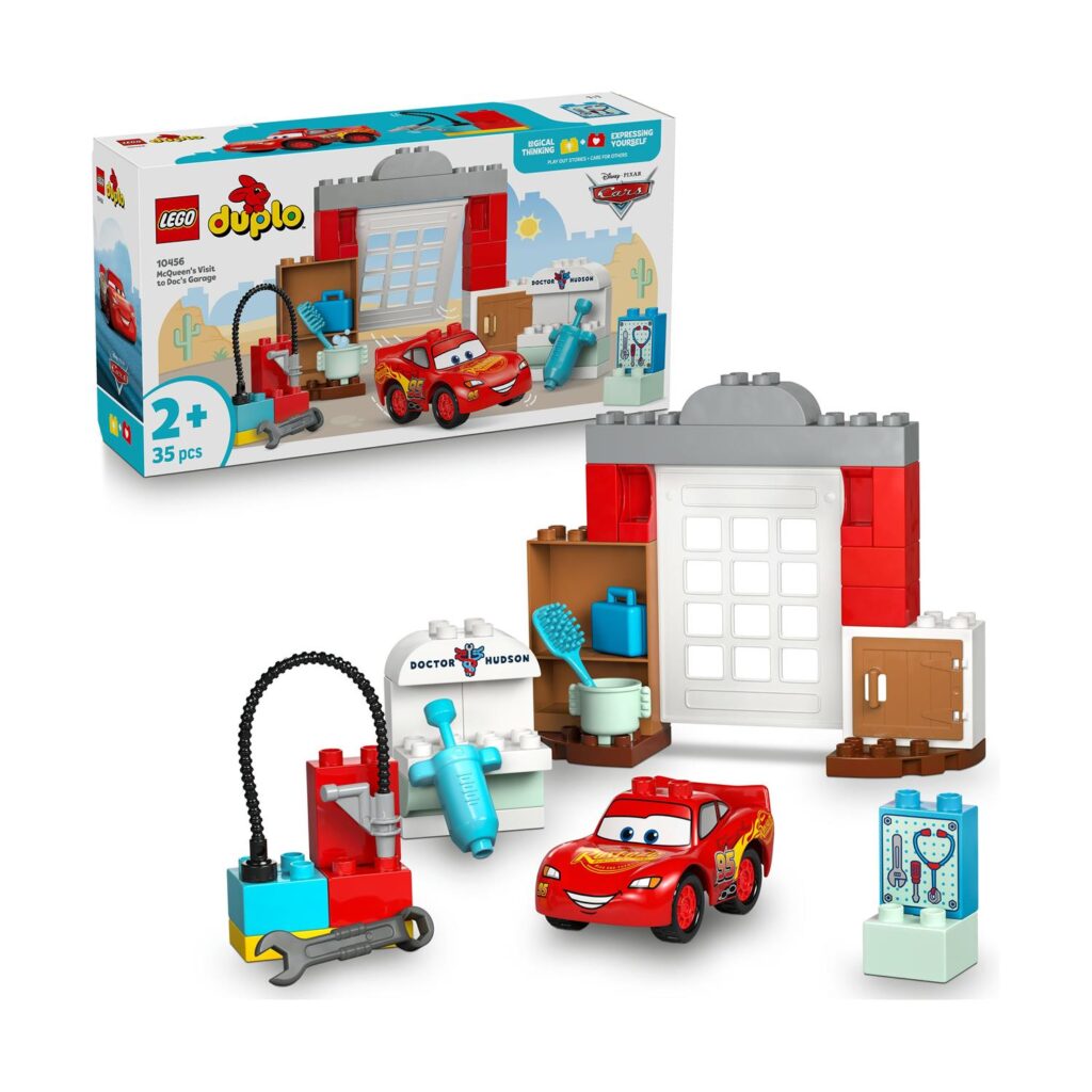 LEGO DUPLO Disney and Pixar: Cars McQueen’s Visit to Doc’s Garage (10456)