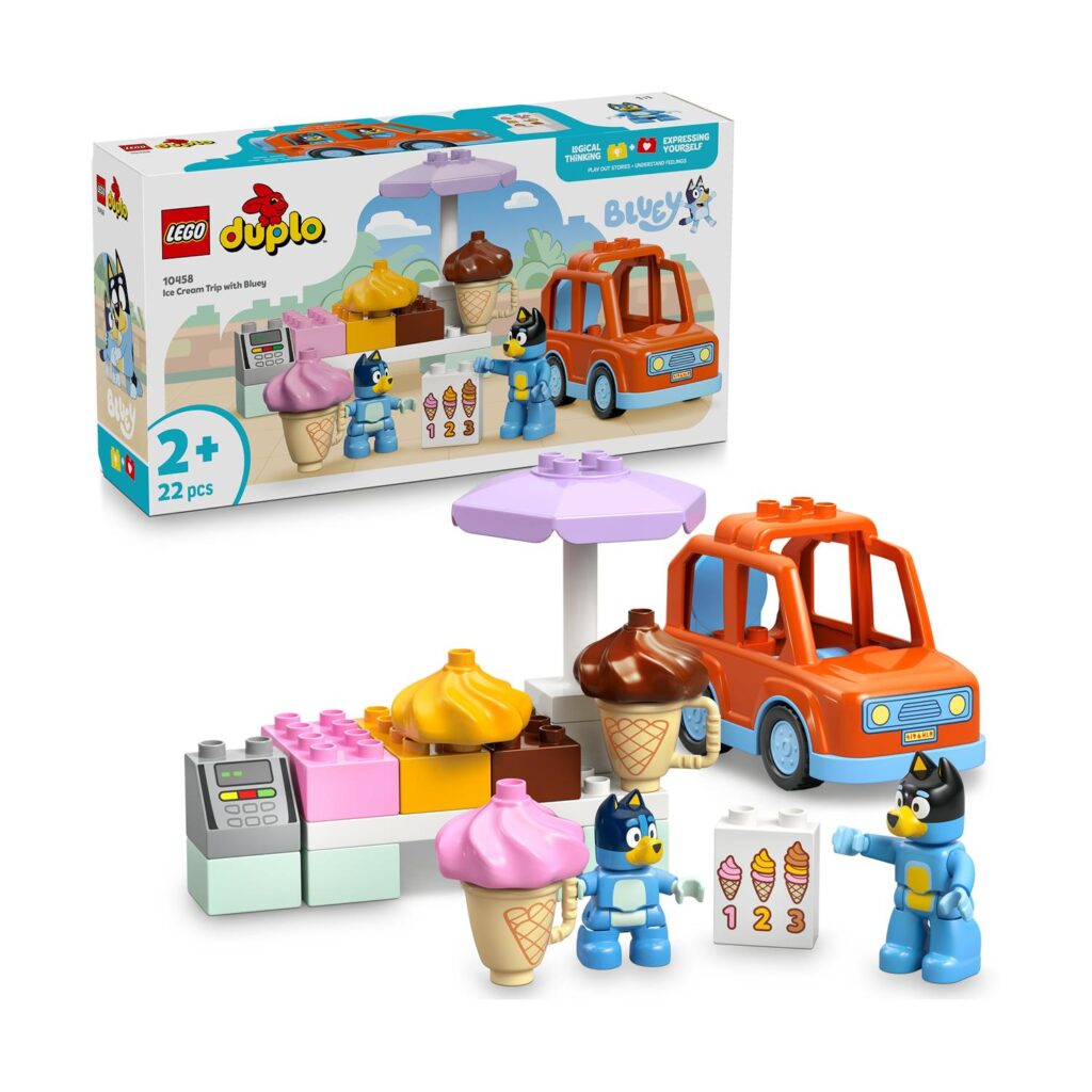LEGO DUPLO Bluey: Ice Cream Trip with Bluey (10458)