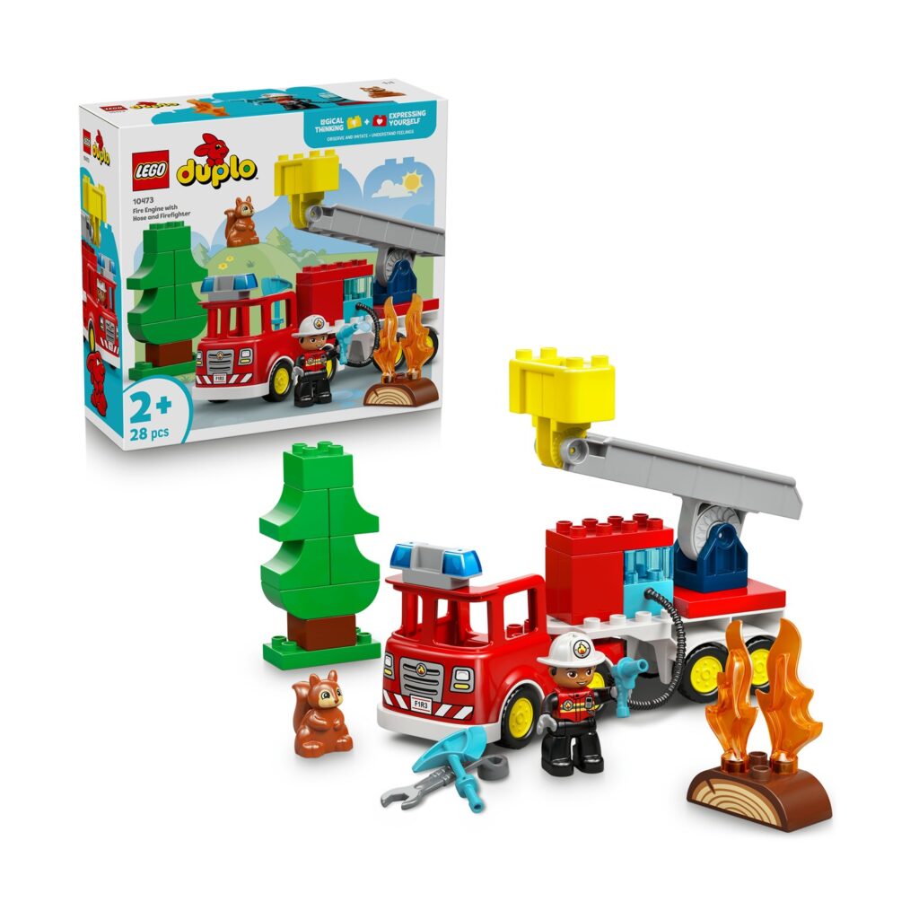 LEGO DUPLO Town: Fire Truck with Hose and Firefighter (10473)