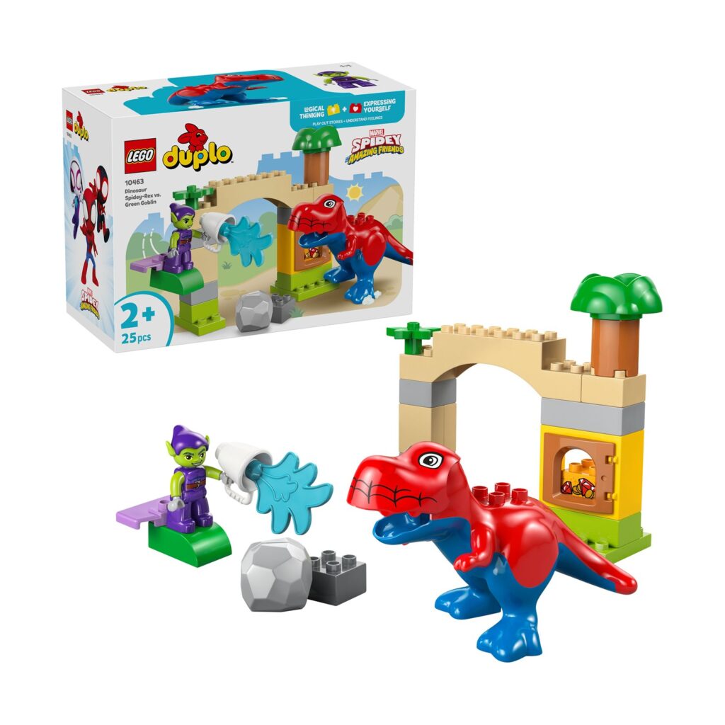 LEGO DUPLO Marvel: Spidey and His Amazing Friends - Dinosaur Spidey-Rex vs. Green Goblin (10463)