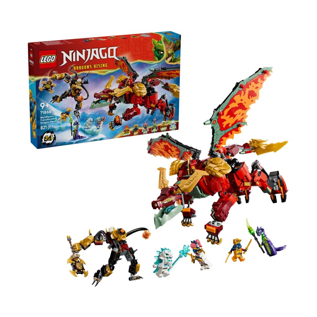 LEGO NINJAGO: Wyldfyre's Transforming Dragon Mech (71868)