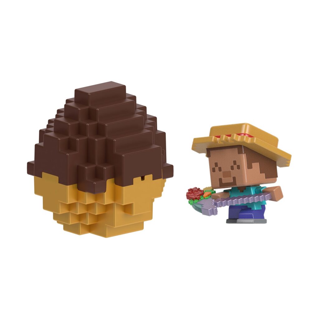 Mattel Minecraft: - Mini Eggs With Figure – Mc Mini Steve Village (JJV71)