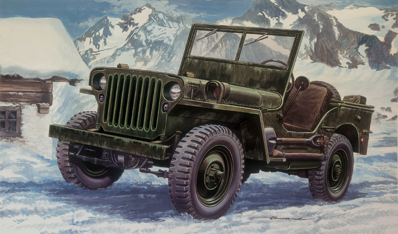 Italeri 1/24 Willys Jeep ¼ ton [3721]
