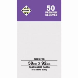 Premium Board Games Sleeves (50 Sleeves) Standard Euro 59x92mm