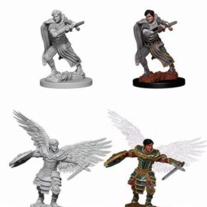 D&D Nolzur's Marvelous Miniatures - 2x Male Aasimar Fighter