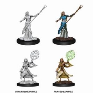D&D Nolzur's Marvelous Miniatures - 2x Female Elf Sorcerer