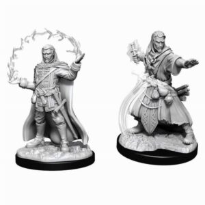 D&D Nolzur's Marvelous Miniatures - 2x Male Human Wizard