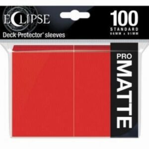 Ultra Pro Card Sleeves Standard Size 100ct - PRO-Matte Apple Red