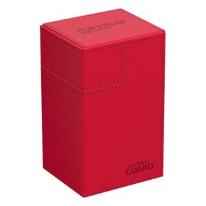 Ultimate Guard Flip 'n' Tray 80+ Deck Box - XenoSkin Red