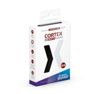 Ultimate Guard Cortex Card Sleeves Japanese Small Size 60ct - Matte Black