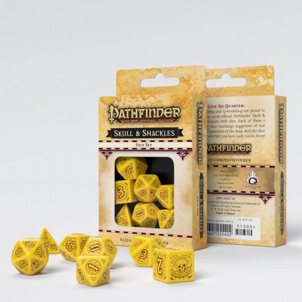 Σετ Ζάρια - Pathfinder Dice Set - Skull & Shackles