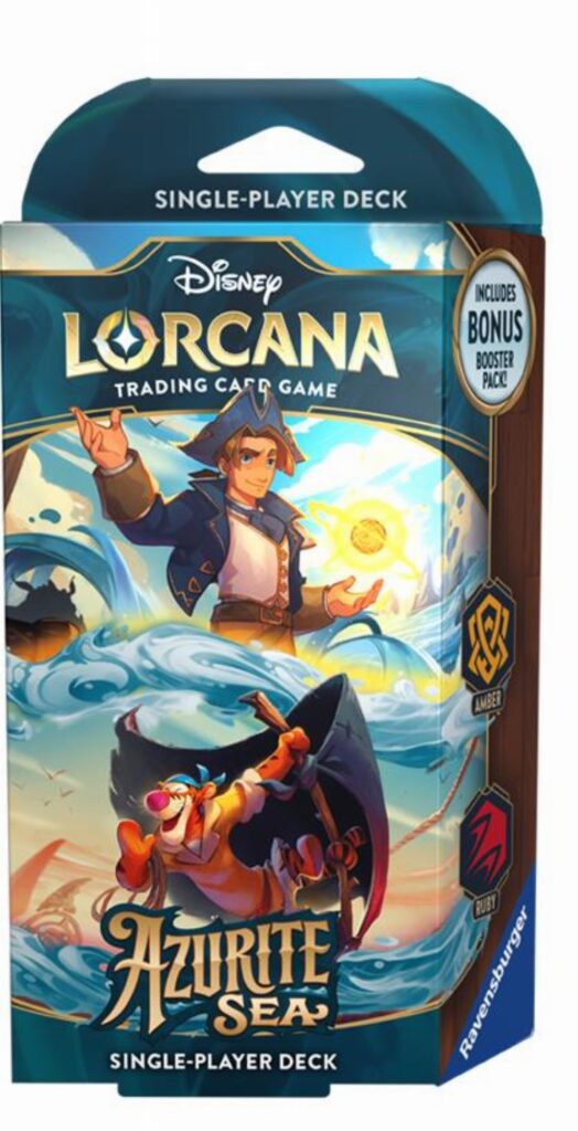 Disney Lorcana TCG - Azurite Sea: Starter Deck (Amber & Ruby)