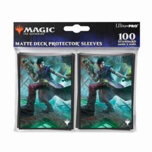 Ultra Pro Card Sleeves Standard Size 100ct - Duskmourn: Winter, Cynical Opportunist