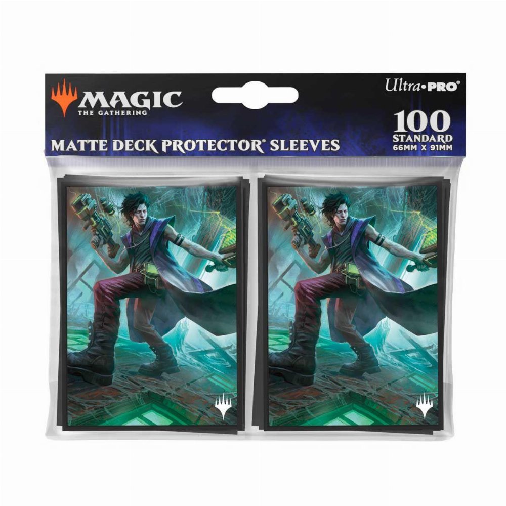 Ultra Pro Card Sleeves Standard Size 100ct - Duskmourn: Winter, Cynical Opportunist