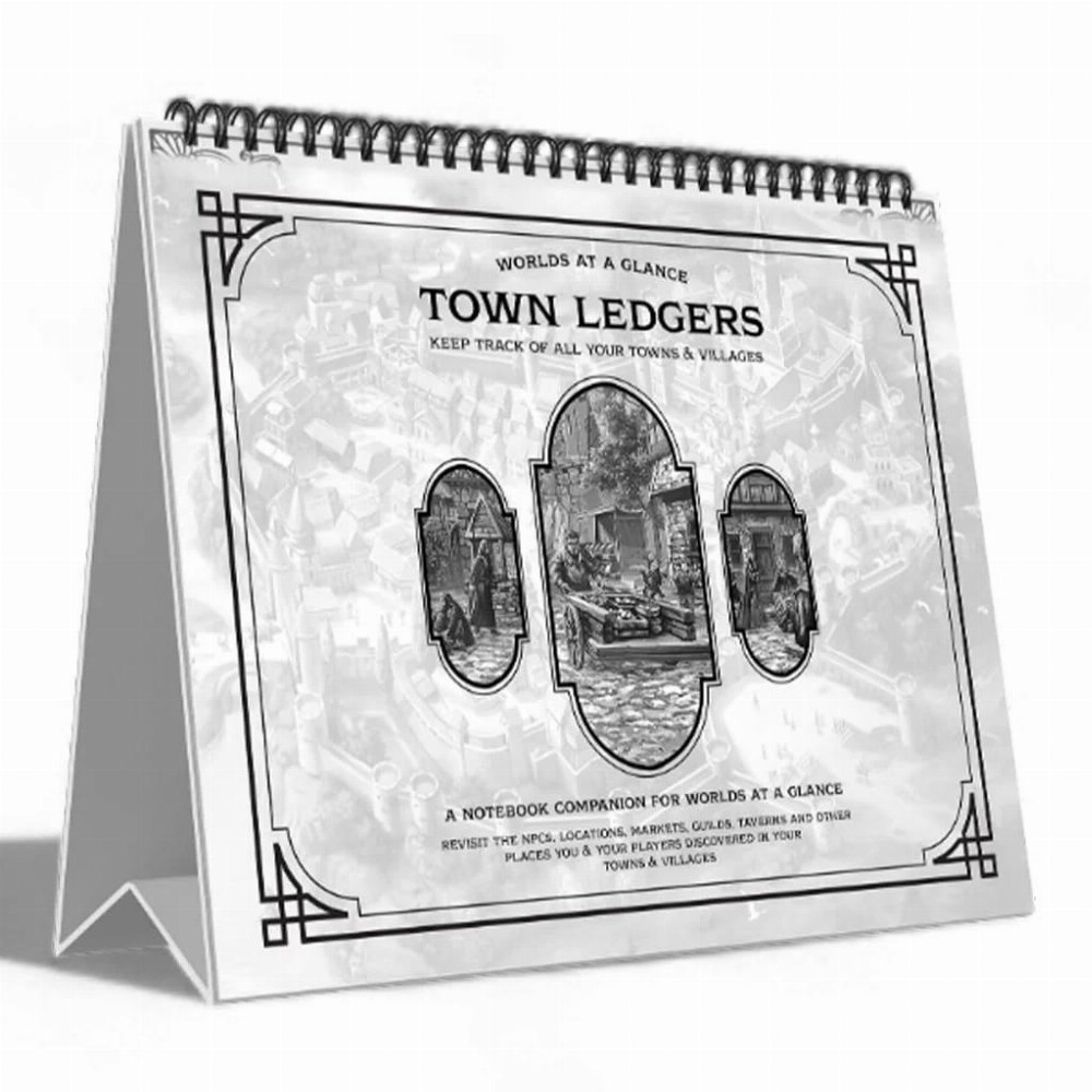 Worlds at a Glance (RPG) - Multifunctional Town Ledger
