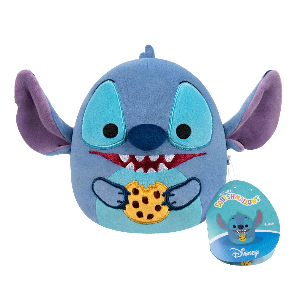 Plush Toy Squishmallows - Disney: Lilo & Stitch - Stitch with Cookie (16cm)