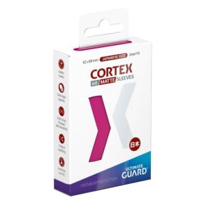 Ultimate Guard Cortex Card Sleeves Japanese Small Size 60ct - Matte Pink