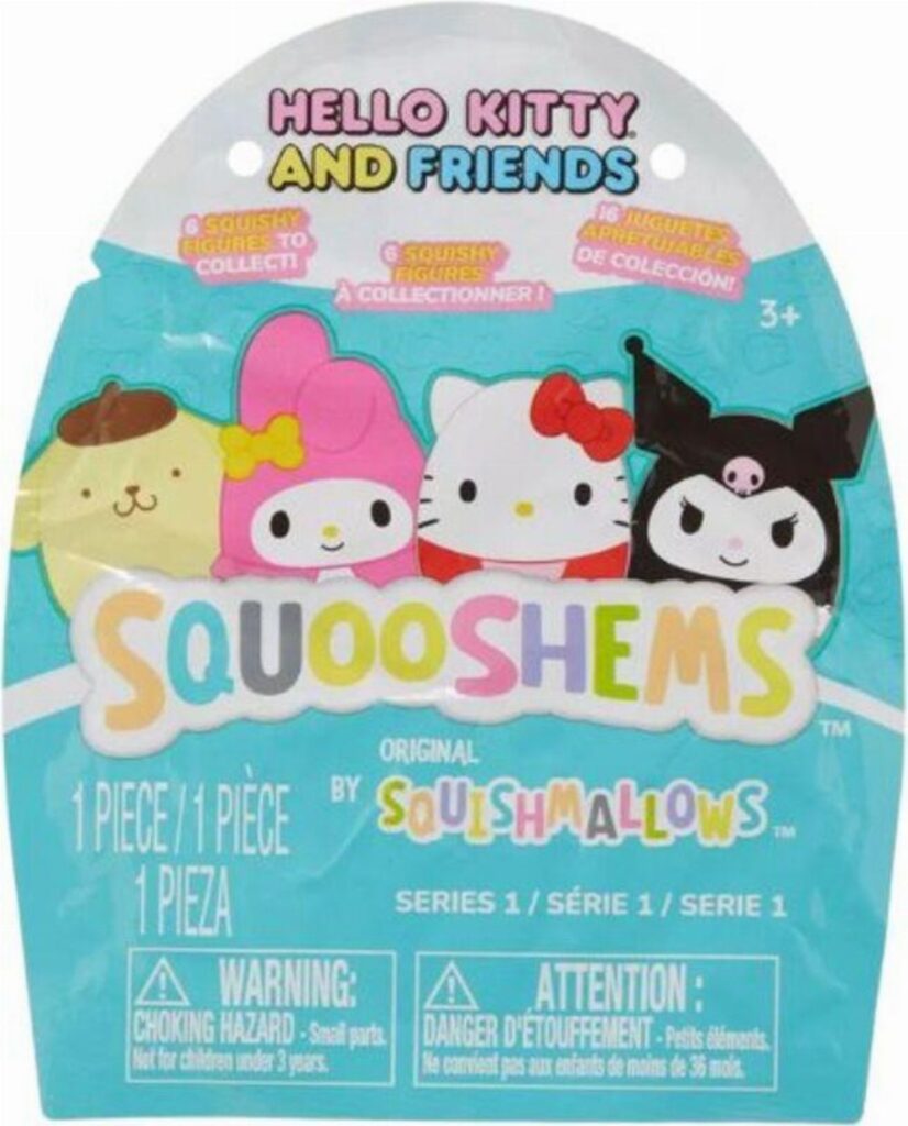 Plush Toy Squishmallows - Sanrio: Hello Kitty and Friends Squooshems 6cm (Τυχαίο Περιεχόμενο)