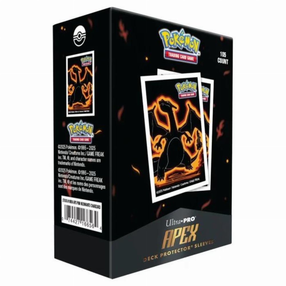 Ultra Pro Neon Kanto APEX Card Sleeves Standard Size 105ct - Pokemon: Charizard