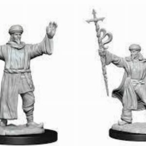 D&D Nolzur's Marvelous Miniatures - 2x Human Wizard Male