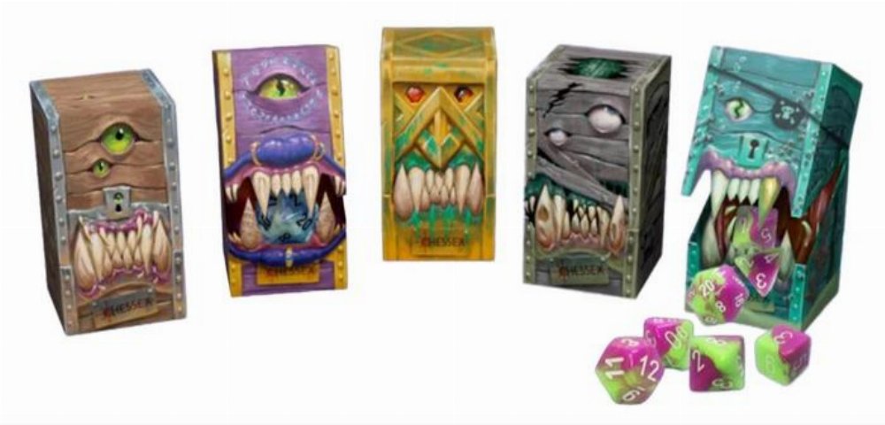 Chessex Hidden Wonders - 7 Dice Set Polyhedral (Τυχαίο Mystery box με Σετ Ζαριών)