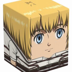 Squaroes Boulder 100+ Deck Box - Attack on Titan: Armin Arlert