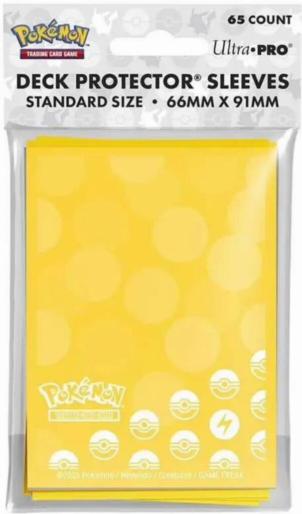 Ultra Pro Card Sleeves Standard Size 65ct - Pokemon: Energy Lightning Type