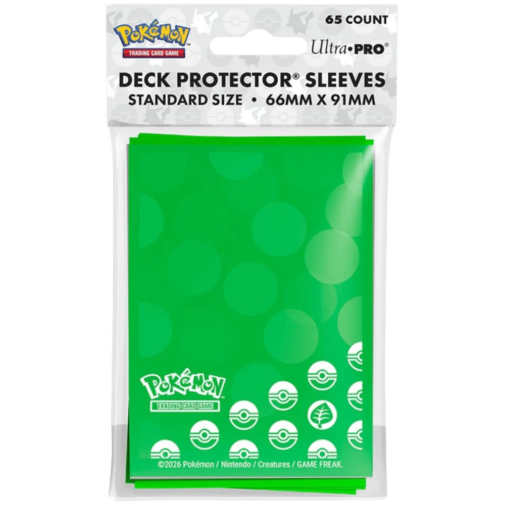 Ultra Pro Card Sleeves Standard Size 65ct - Pokemon: Energy Grass Type