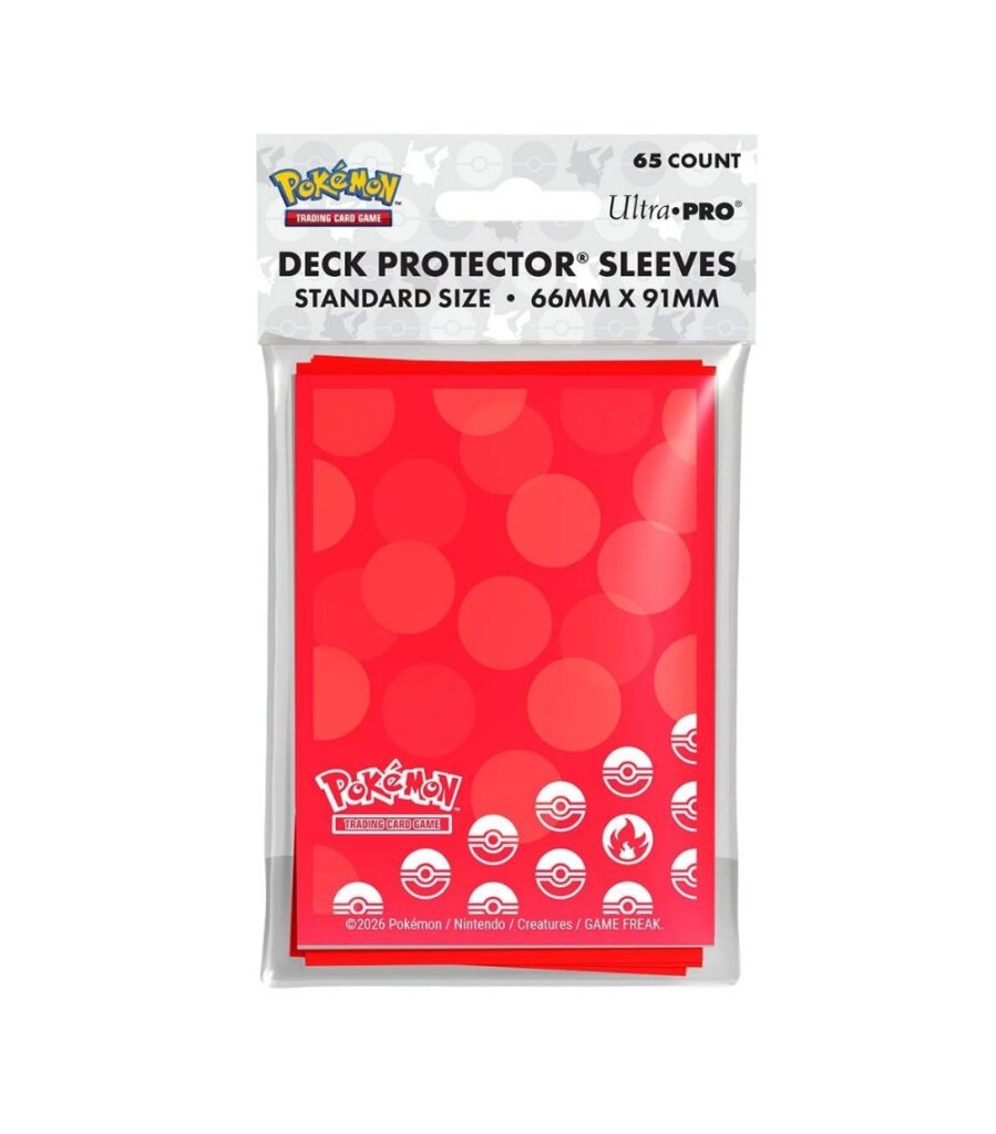 Ultra Pro Card Sleeves Standard Size 65ct - Pokemon: Energy Fire Type