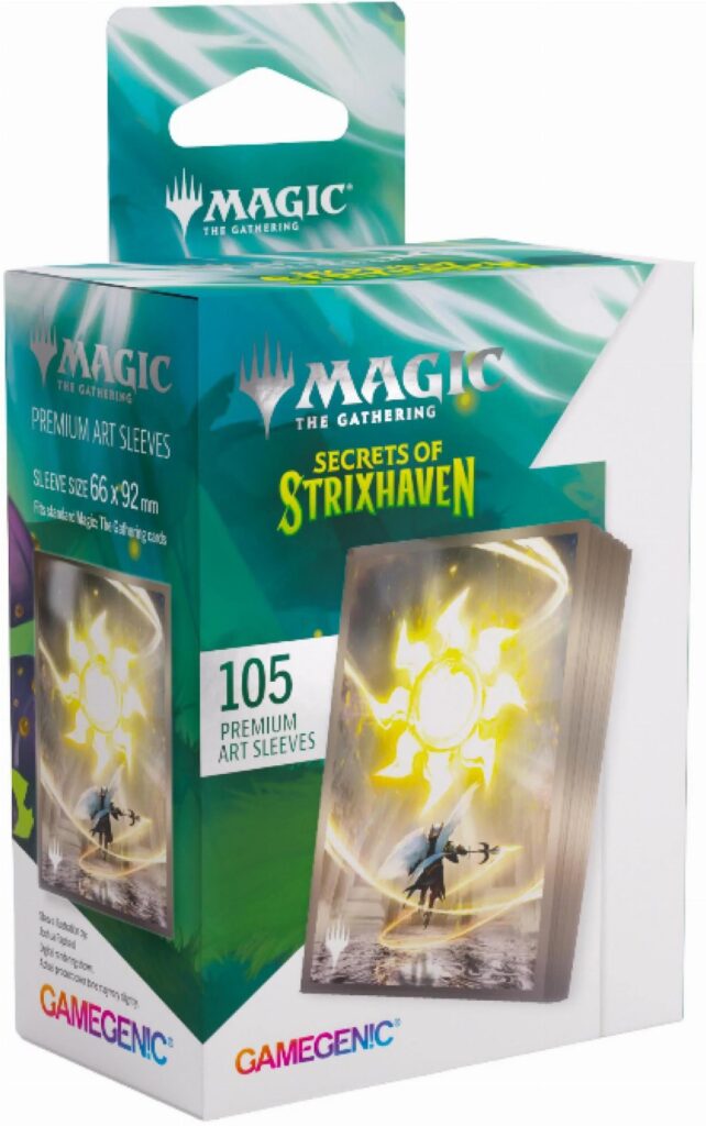 Gamegenic Premium Card Sleeves Standard Size - MTG Secrets of Strixhaven: Plains