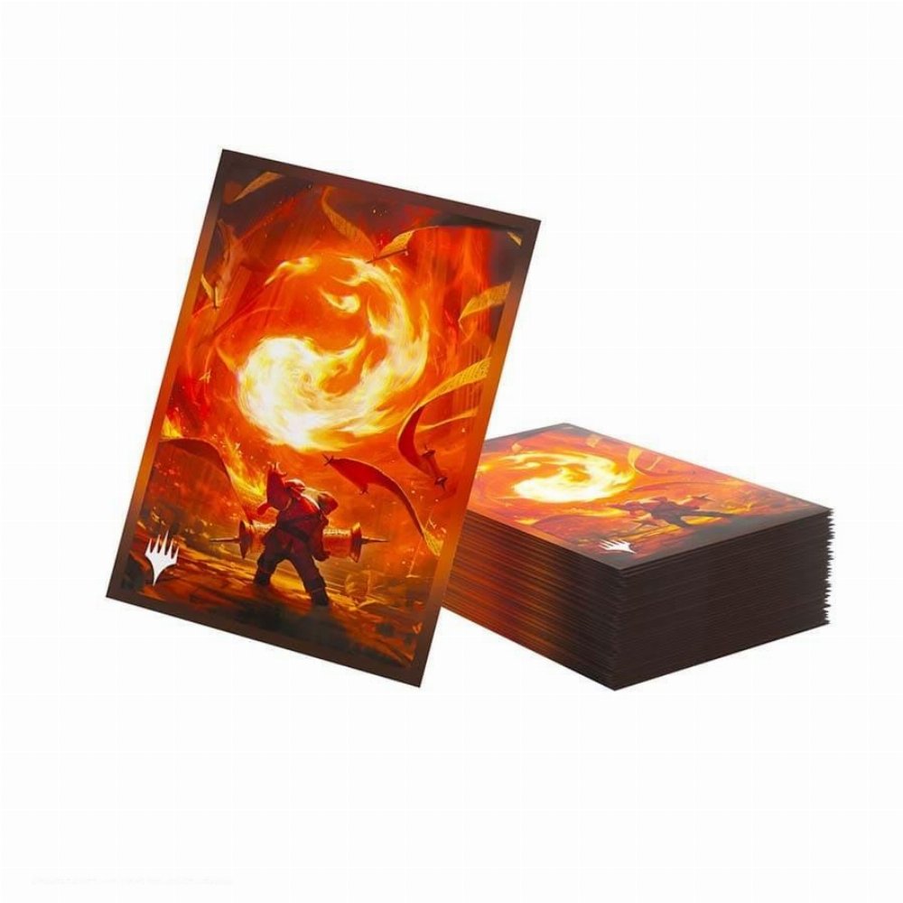 Gamegenic Premium Card Sleeves Standard Size - MTG Secrets of Strixhaven: Mountain