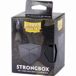 Dragon Shield Strongbox Deck Box - Clear Black