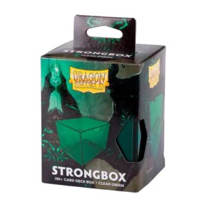 Dragon Shield Strongbox Deck Box - Clear Green