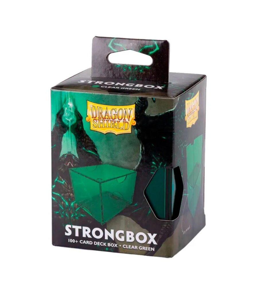 Dragon Shield Strongbox Deck Box - Clear Green