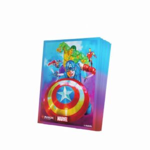 Gamegenic Premium Card Sleeves Standard Size - Marvel Super Heroes: Captain America, Team Leader