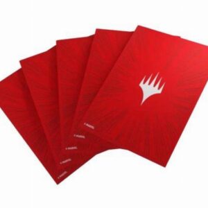 Gamegenic Premium Card Sleeves Standard Size - Marvel Super Heroes: Comic Burst Red