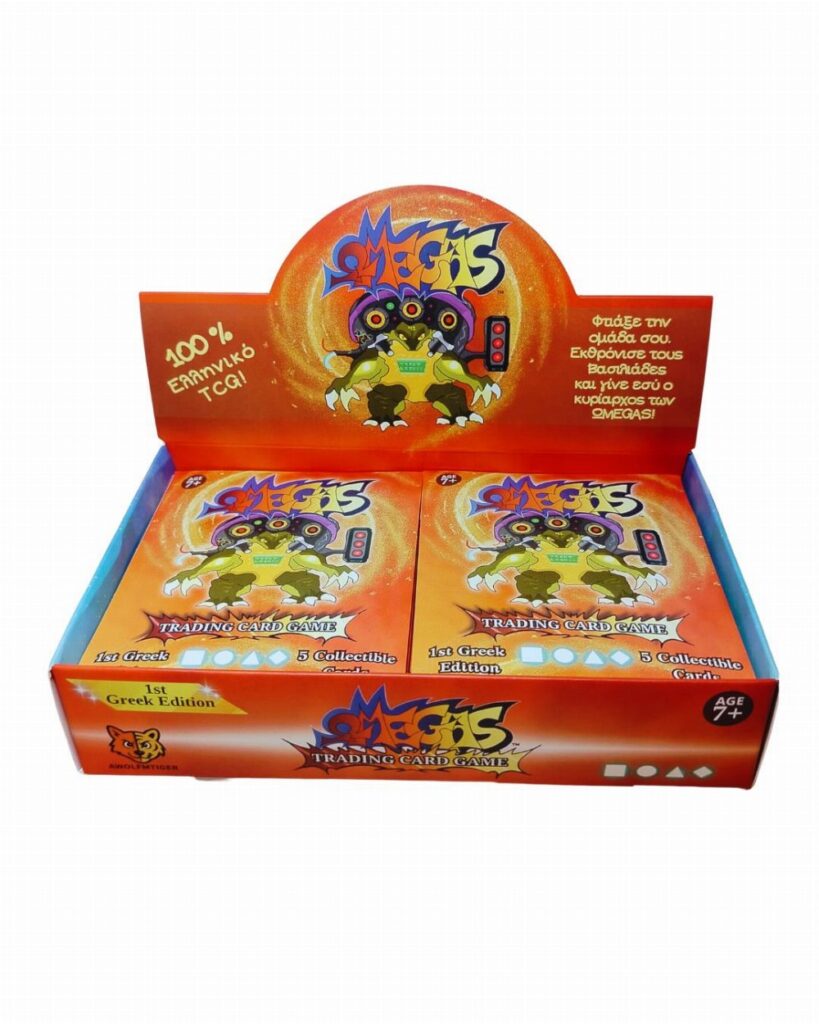 Ωmegas Trading Card Game - Display Box 1st Edition (24 Φακελάκια, 120 Κάρτες Σύνολο)