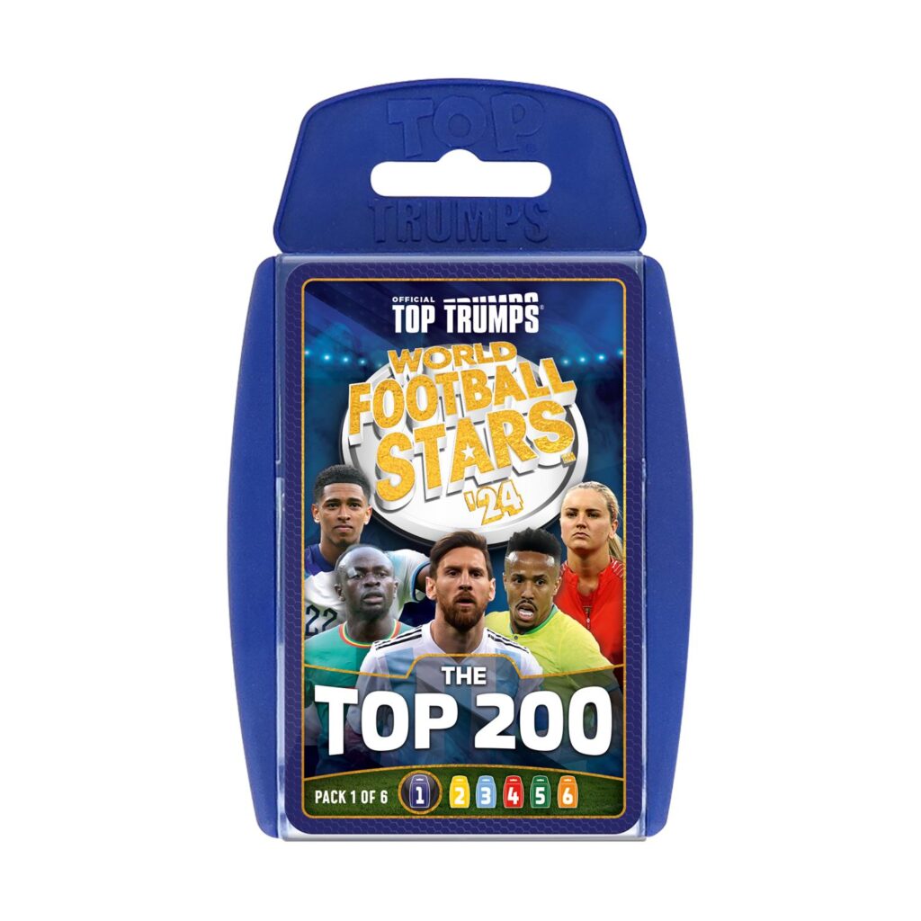 Winning Moves: Top Trumps - World Football Stars 2024 The Top 200 Pack 1