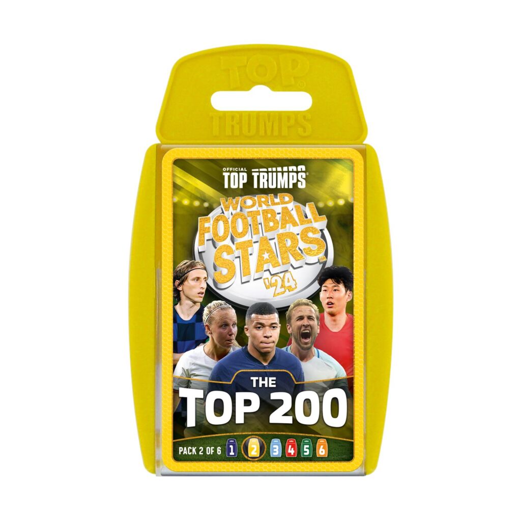 Winning Moves: Top Trumps - World Football Stars 2024 The Top 200 Pack 2