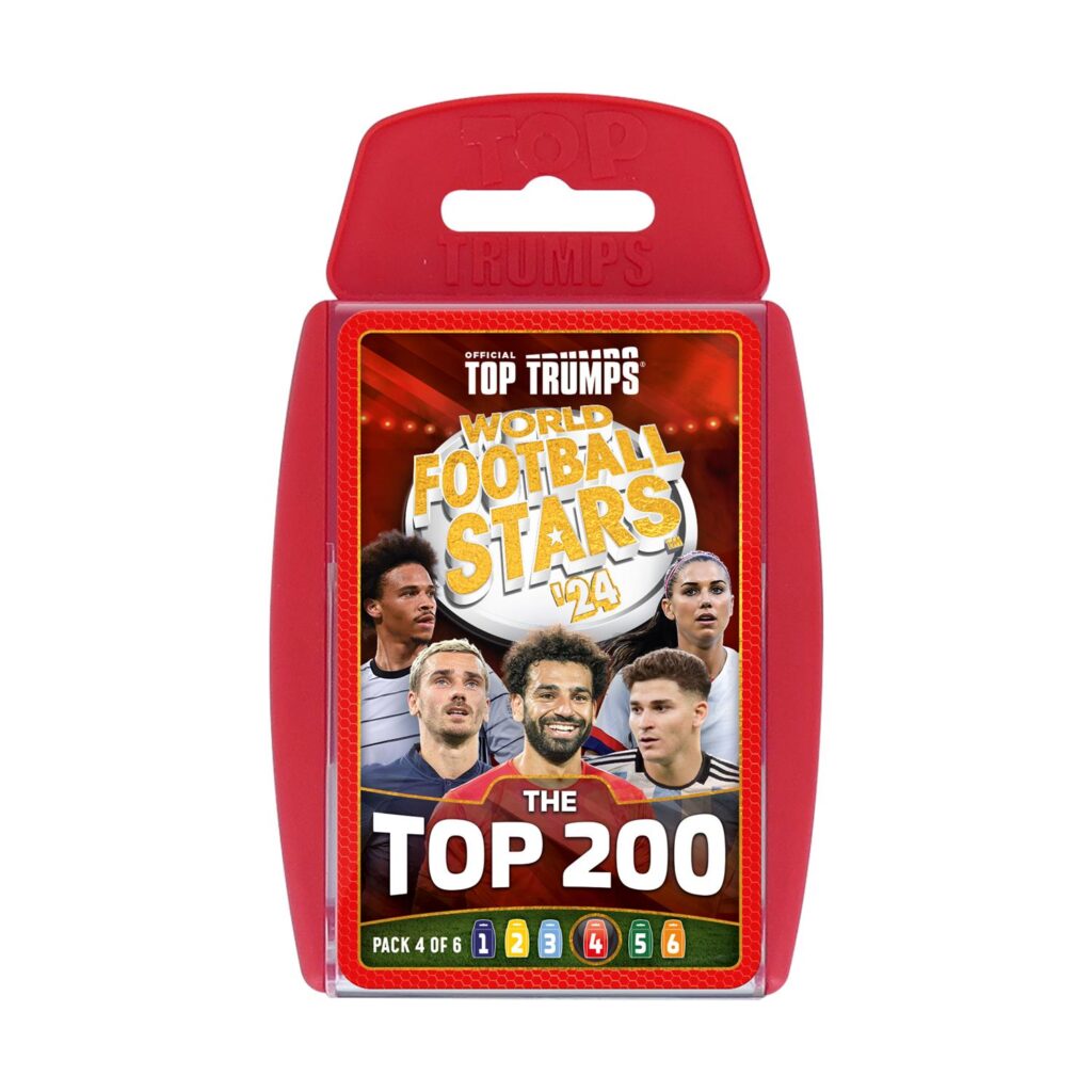 Winning Moves: Top Trumps - World Football Stars 2024 The Top 200 Pack 4