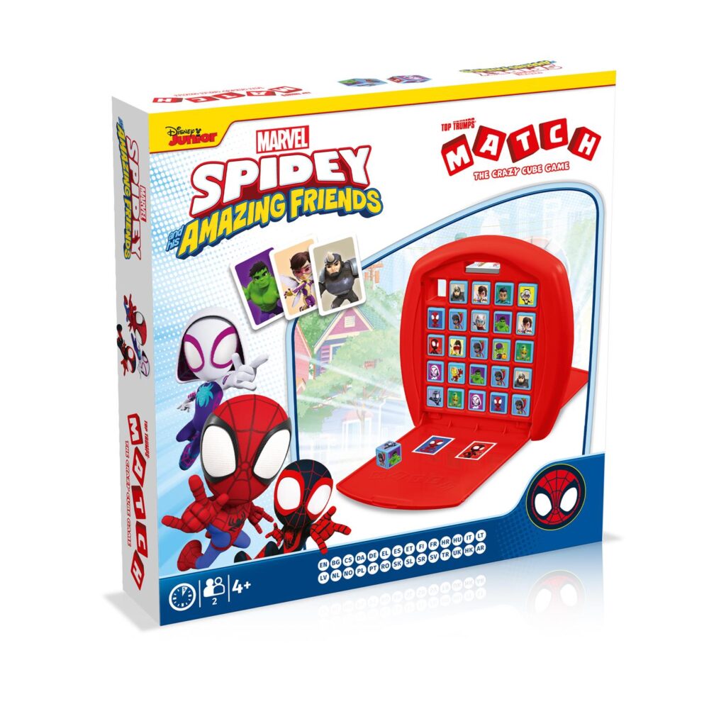 Winning Moves Top Trumps Match: Marvel - Spidey & His Amazing Friends Τhe Crazy Cube Game