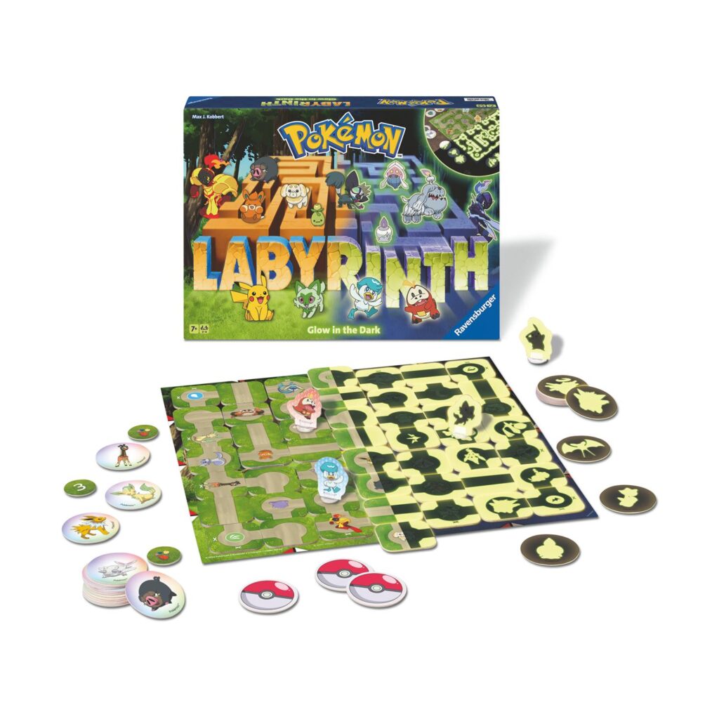 Ravensburger Board Game: Labyrinth - Pokemon Glow in the Dark