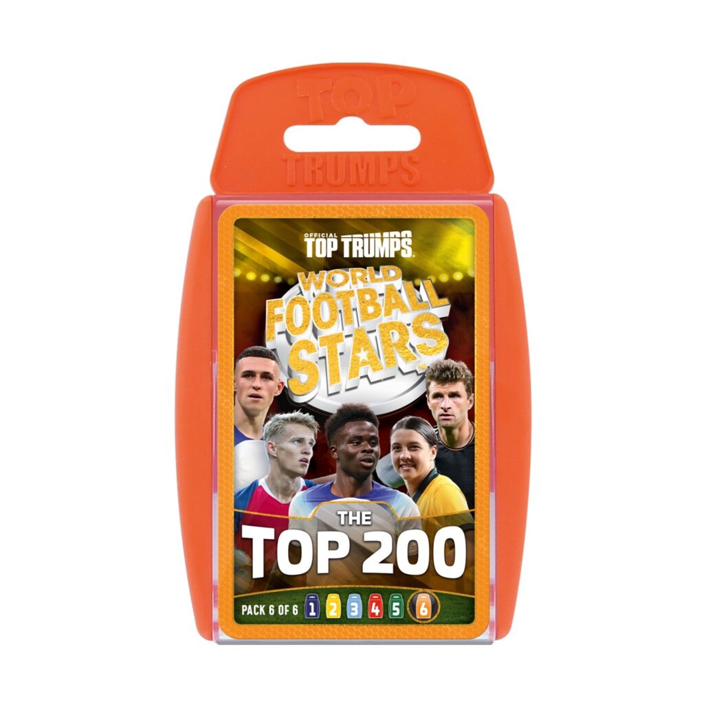 Winning Moves: Top Trumps - World Football Stars 2024 The Top 200 Pack 6